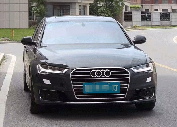 奧迪A6大燈總成改裝車燈高配方案